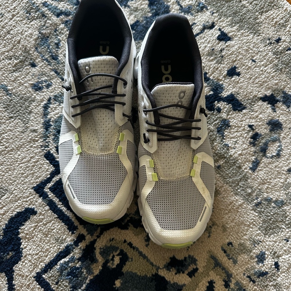On Running Women's Sneakers - Gray and Lime